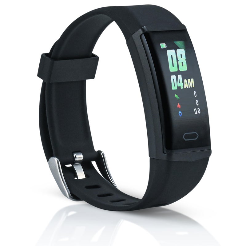 ZewaÂ® Fitness Activity Tracker, Heart Rate Monitor, Free Pro App, Step Counter, Sleep Tracker, Remote Camera Support, Notifications & Alarms, Weather Data Display, Find Phone Feature - Image 1